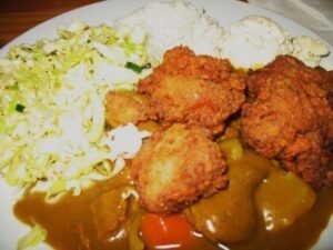 Chicken Curry and Lahaina Fried Chicken 