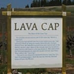 Sign Explaining Lava Cap Soil