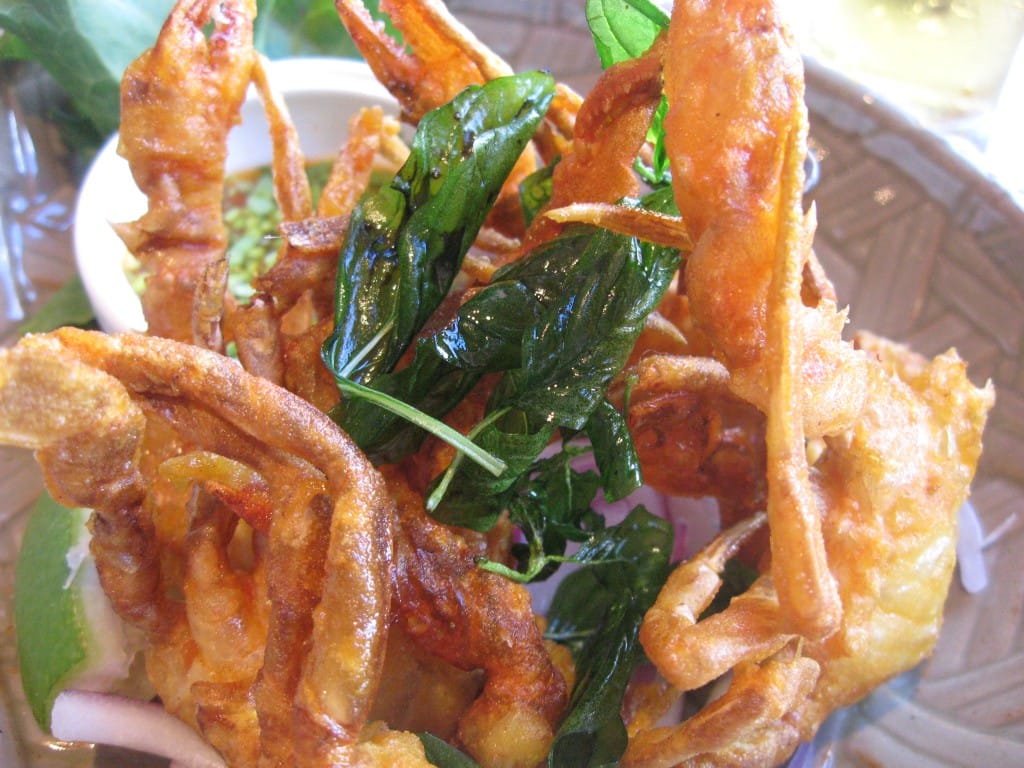 Soft Shell Crag with a Thai Sauce