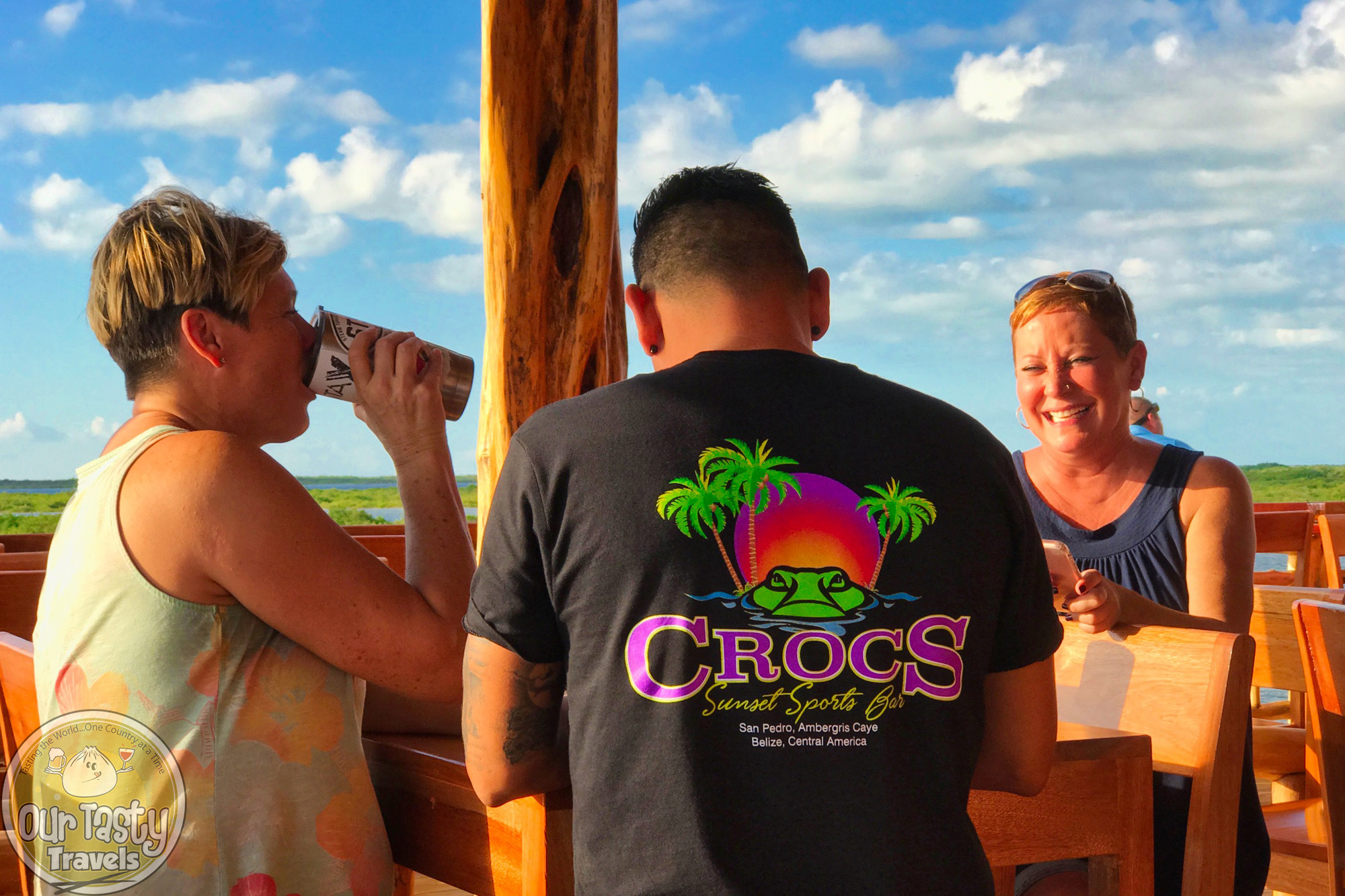 New Bars in Belize: Crocs Sunset Sports Bar Soft Opening in San Pedro