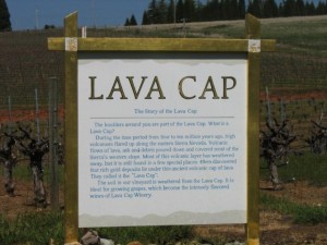 Sign Explaining Lava Cap Soil 
