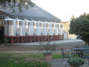 Steel fermentation tanks 