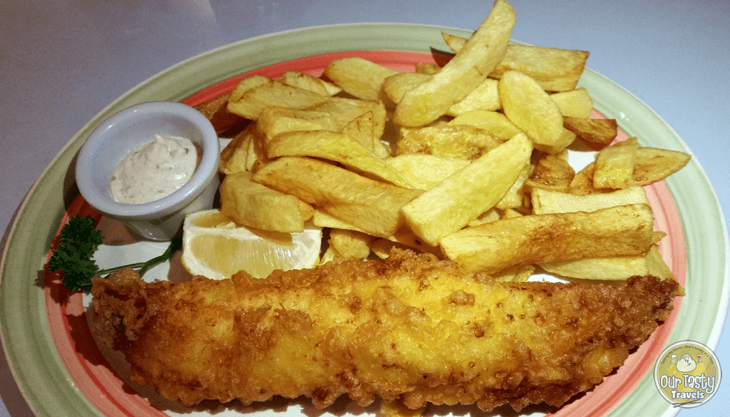 Fish and Chips from Poppies in London - ourtastytravels.com