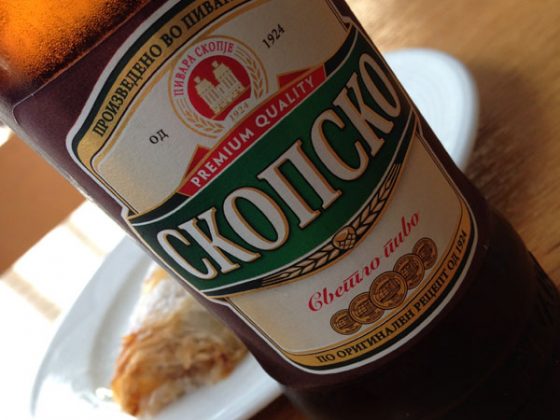 Local Macedonian beer