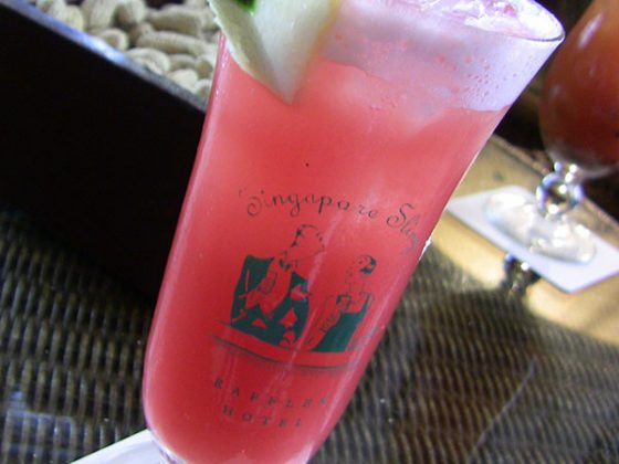 Original Singapore Sling, Long Bar, Raffles Hotel, Singapore