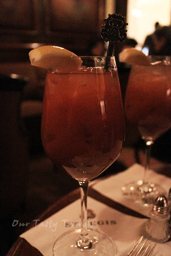 Red Snapper aka Bloody Mary at St. Regis https://ourtastytravels.com/blog/st-regis-hotel-new-york-city-american-birthplace-of-the-bloody-mary-cocktail/ #ourtastytravels