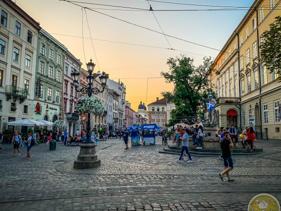 Beautiful center of Lviv, Ukraine