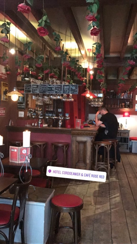 Cafe Rose Red, Brugge, Belgium
