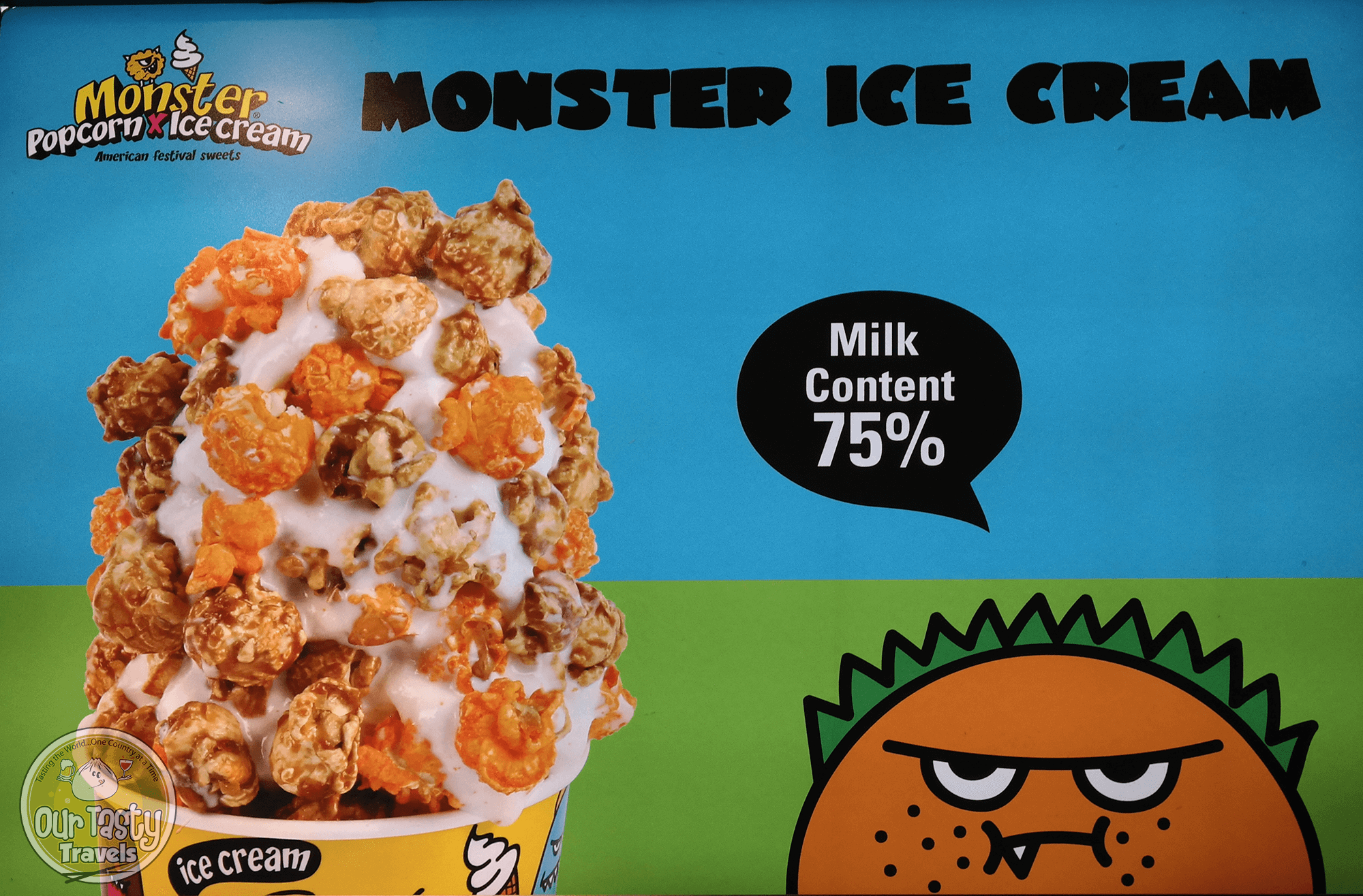 Sweet Monster uses at least 75% milk content in its ice cream. -- ourtastytravels.com