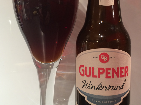 Gulpener WinterVrund (2014). Decent enough winter beer. Caramel and Herb flavors. A little sweet, and a little bitter. #ottbeerdiary