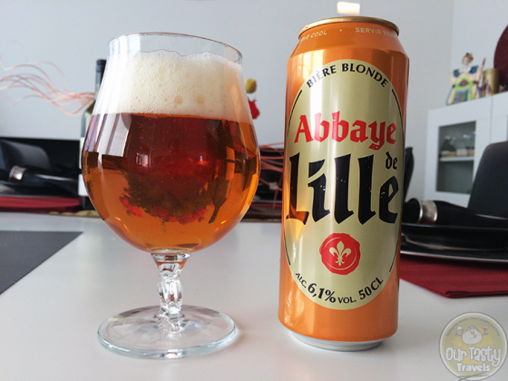 30-May-2015 : Abbaye De Lille by Brasserie Castelain. A Blonde Lager, but unfortunately not a flavor coming through. #ottbeerdiary