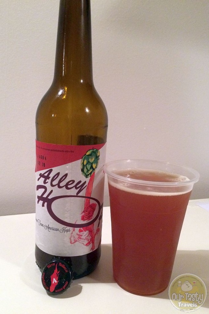 28-Jun-2015 : Alley Hop by Birra Bellazzi. A Double IPA from Bologna, Italy. Nice, balanced bitterness, alongside 8.5% ABV. Very drinkable on a hot summer eve. #ottberdiary #blogville