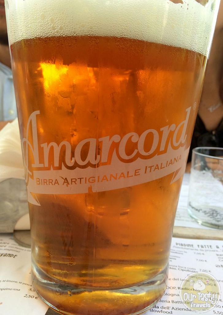 19-Jun-2015 : Gradisca by Birra Amarcord. At perhaps the best piadina place on earth. Great with the piadinas. Rooftop table across from the beach. And the beer is quite delightful as well. #birraAmarcord #ottbeerdiary