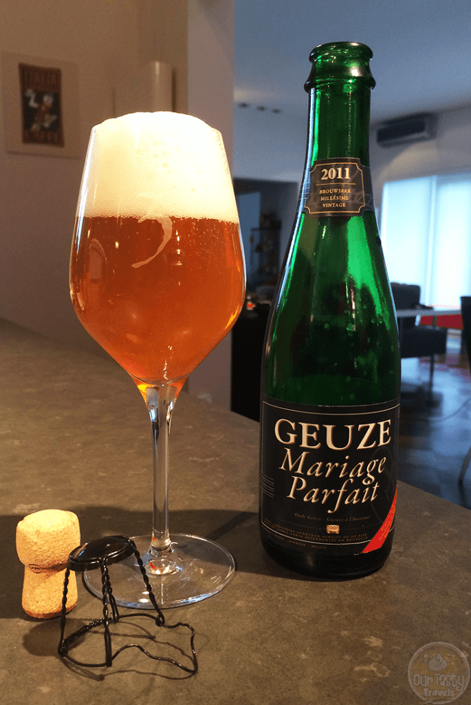 21-Nov-2015: Geuze Mariage Parfait (2011) by Brouwerij Boon. Hard to beat a classic for a rainy Saturday afternoon. Excellent mix of sour and funk. #ottbeerdiary