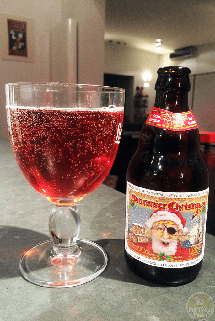 08-Dec-2015: Bière du Boucanier Christmas by Brouwerij van Steenberge. 9.5% Winter Ale. Decent carbonation, yet no head. You can taste the alcohol on this one. And also the spices. A nice blend of flavors in this beer. #ottbeerdiary #ottadvent15