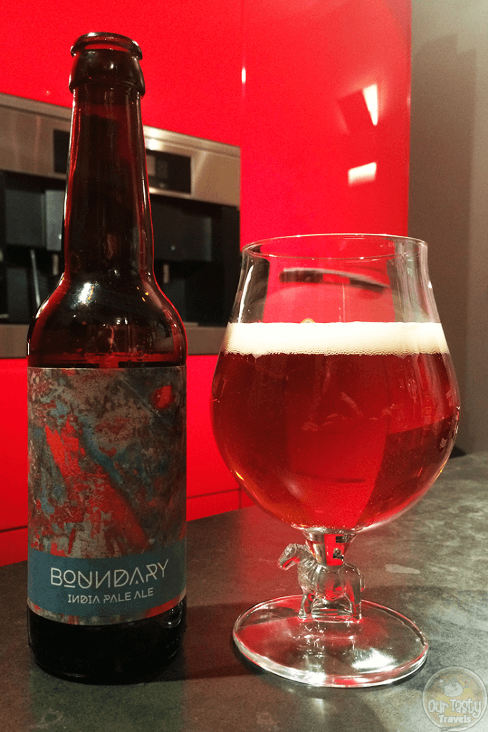 26-Oct-2015: India Pale Ale by Boundary Brewing. This is an excellent IPA! And I'm not just saying that because I own one share of the brewery. citrusy bitterness, but smooth and drinkable. #ottbeerdiary