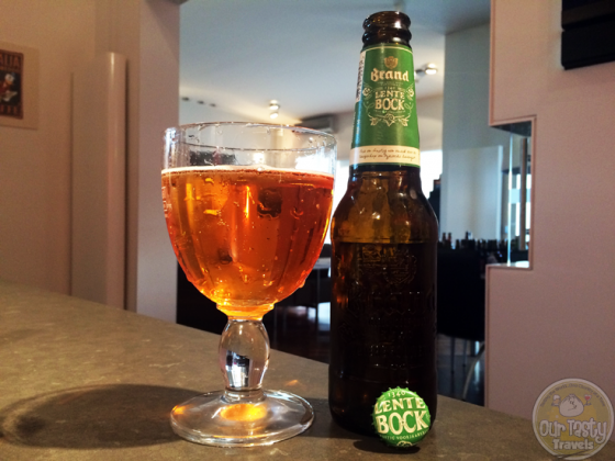 8-Apr-2015 : Lentebock (2015) by Koninklijke Brand Bierbrouwerij. More bitter than many of the Lentebock beers I've had this spring. Seems to be a growing trend. #ottbeerdiary