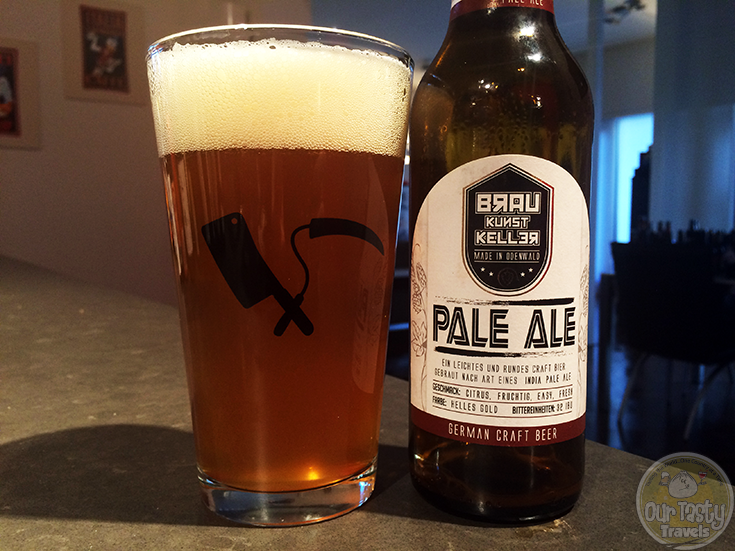 15-Apr-2015 : Pale Ale by BrauKunstKeller. Excellent German pale ale. Love the bitter citrus flavor this one offers up. #ottbeerdiary