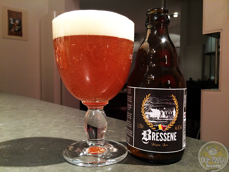 11-Mar-2015 : Tonight's beer of the night. Bressene by Bressene SPRL of Rotheux-Rimiere, Belgium. A fine little blond-Amber beer. Hoppy bitterness. A little spicy.﻿ #ottbeerdiary