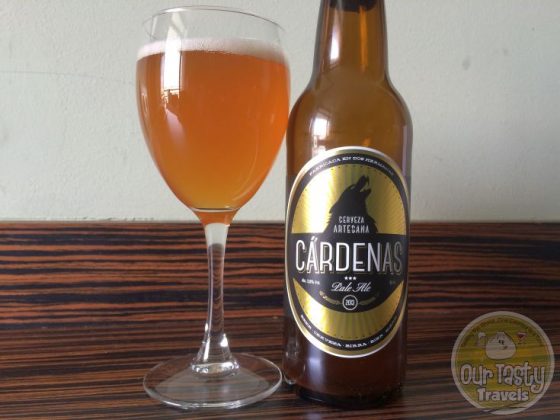 29-Apr-2015 : Cárdenas Pale Ale by Cervezas Cárdenas. Beer from Andalusia. Very mild bitterness. Low alcohol content, makes this a sessionable pale ale. #ottbeerdiary