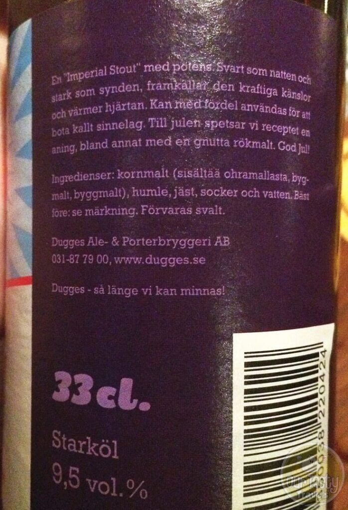 Brewer Information on Christmas Idjit! by Dugges Bryggeri