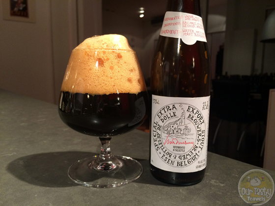 29-Jan-2015 : Extra Export Stout by Brouwerij De Dolle Brouwers. Intense dark chocolate, coffee, and black licorice flavors. #ottbeerdiary