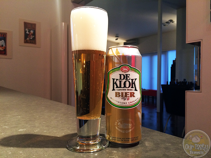 22-April-2015 : De Klok Bier by Koninklijke Grolsch. A clean Pilsner. Nothing special. Nothing fancy. Just Pilsner, as Pilsner should be. #ottbeerdiary