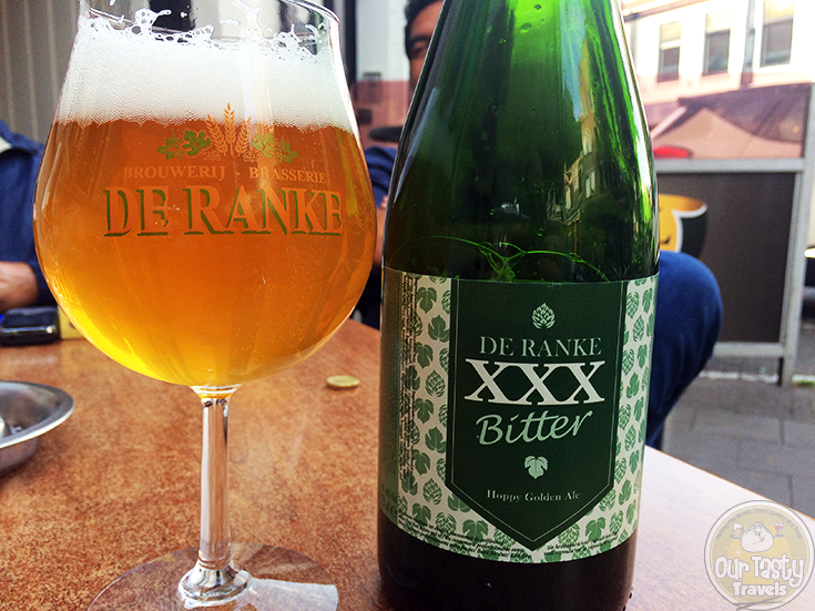 23-Jul-2015 : XXX Bitter by Brouwerij De Ranke. Lovely bitterness. Shared up a 0.75 bottle with some friends from work. #ottbeerdiary