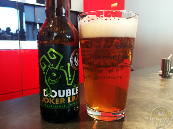17-Apr-2015 : Double Joker DIPA by Williams Brothers Brewing Co. Hoppy indeed. But a bit malty as well. #ottbeerdiary