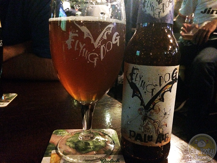 21-April-2015 : Pale Ale by Flying Dog Brewery. A very decent pale ale, nice bitterness, a little bit of fruitiness, but definitely more bitterness than sweetness. #ottbeerdiary