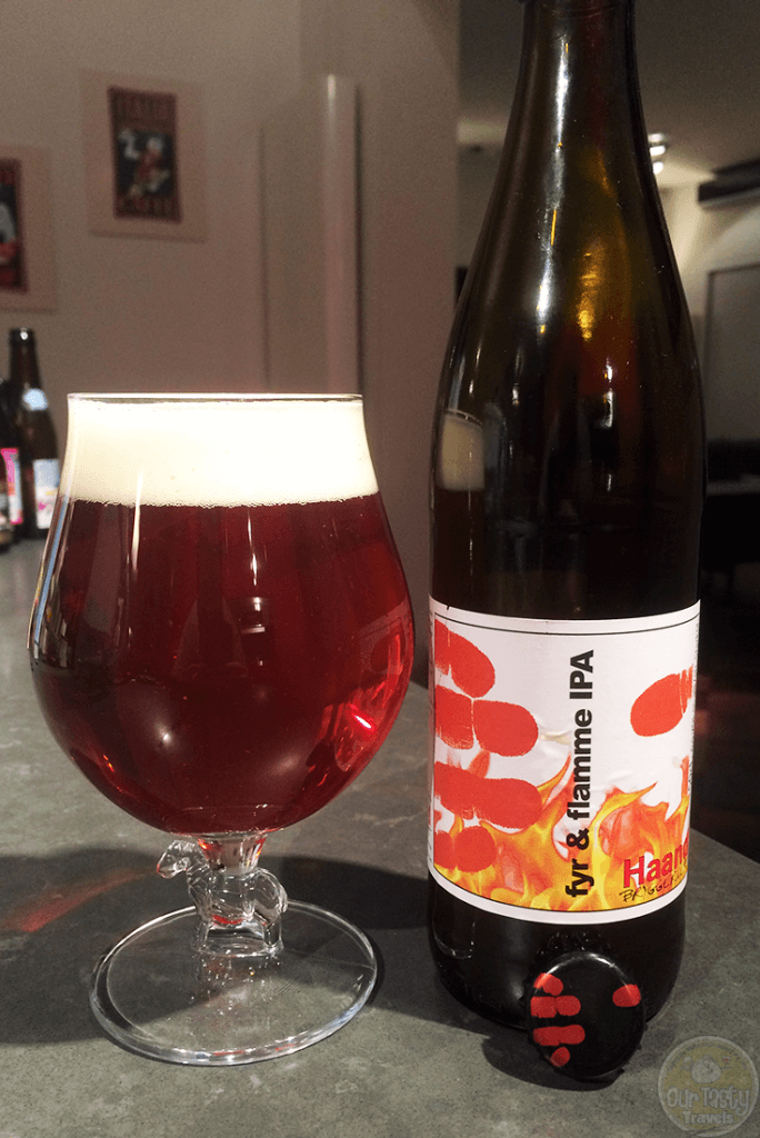 06-Jan-2016: Fyr & Flamme IPA by Haand Bryggeriet. Batch 887. 500ml bottle. Excellent citrus hoppiness. Great base with the Maris Otter malt. Grapefruit and slightly floral aroma. 6.5%. I could drink this all night. #ottbeerdiary