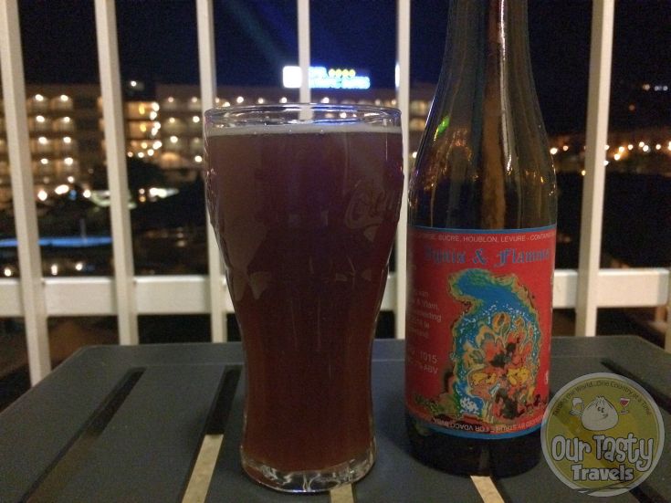 27-Apr-2015 : Ignis & Flamma by De Struise Brouwers. A fresh IPA from Flanders. De Struise's approach to Vuur & Vlaam from De Molen of Bodegraven, the Netherlands. Brewed for the 6th Boerefts Bier Festival in 2014Galena, Chinook, Simcoe, Cascade & Amarillo hops. Dry hopped with cascade. 7% ABV. Nice bitterness, with some fruity undertones. #ottbeerdiary