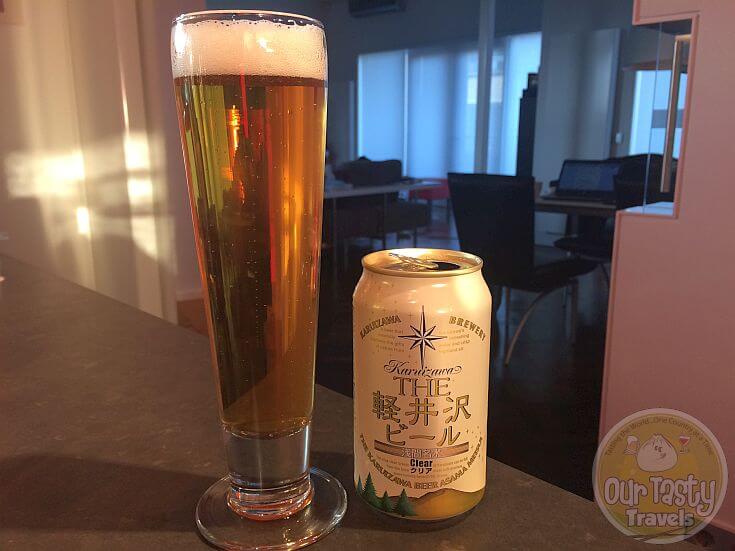 27-Oct-2015: The Karuizawa Asama Meisui Clear by Karuizawa Brewery. Flying to Japan today. So starting the morning with a Japanese beer, since I'll be on a plane all night. Light Pilsner. Slight bitter. A little fruity. Decent. #ottbeerdiary