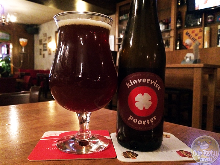 28-Mar-2015 : Poorter by Witte Klavervier. Aroma and taste of barrel aging, but not the barrel aged offering. Bitterness on the palate, much more than expected. Overpowers the dark. #ottbeerdiary