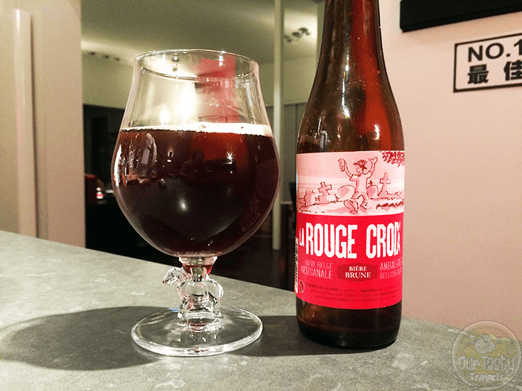 08-Oct-2015: La Rouge Croix by Brasserie de la Lesse. A bit sweet, but well offset with a decent bitterness. But still - too sweet for my personal preference. 7.5% ABV. #ottbeerdiary