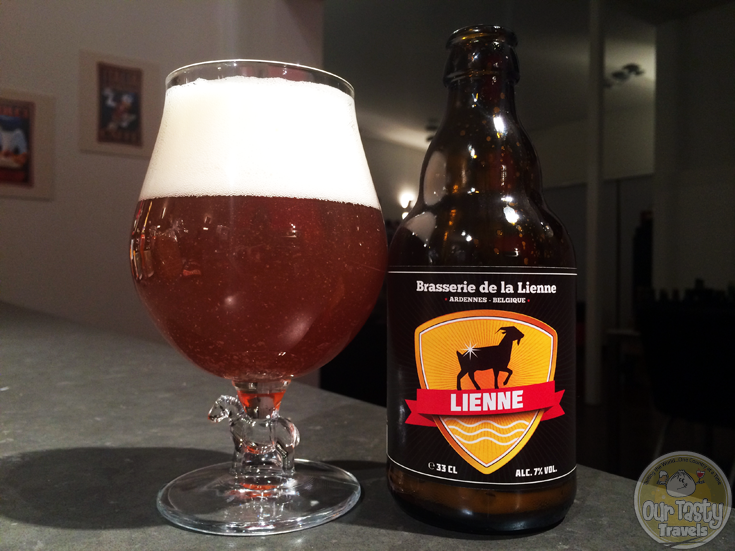 16-Mar-2015 : Lienne by Brasserie de la Lienne - A Belgian Pale Ale from the heart of the Ardennes. Nice bitterness, with hints of citrus. #ottbeerdiary