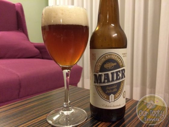 01-May-2015 : Especial Aniversario by Cerveza Maier. An IPA, but very fruity flavor. More suitable for a Blonde than an IPA for my taste. #ottbeerdiary