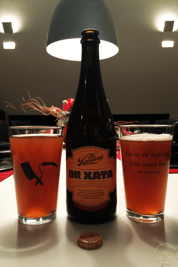 25-Oct-2015: Or Xata (2015) by The Bruery. Fruity and spicy. Vanilla and cinnamon. A little on the sweet side. But very tasty. #ottbeerdiary