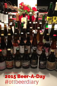 Follow Along with our 2015 Beer-A-Day Beer Diary. #ottbeerdiary