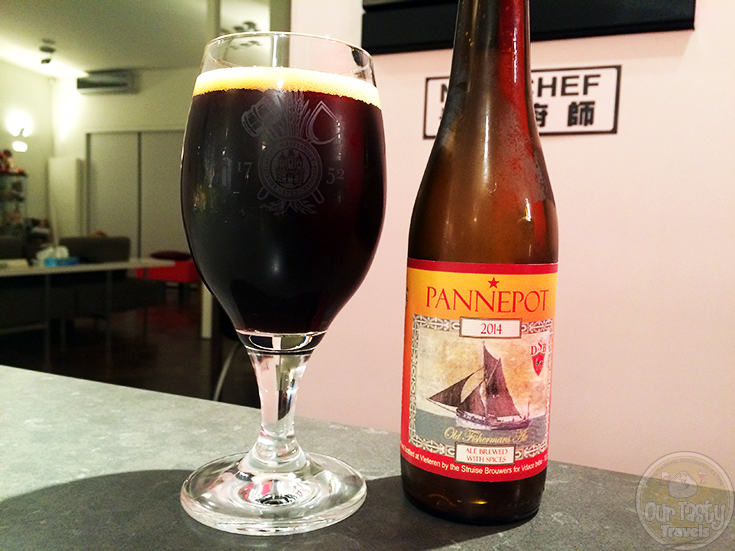 18-Sep-2015: Pannepot - Old Fisherman's Ale (2014) by De Struise Brouwers. Sometimes I forget just how good this beer is! Been a few vintages since I had the basic Pannepot. Black liquorice, caramel and dark fruit indeed. #ottbeerdiary