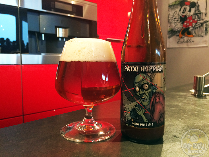 14-Jul-2015 : Patxi Hopman by Laugar Brewery. Impressive balanced bitterness, citrus undertones, on this Spanish IPA. Well done. #ottbeerdiary