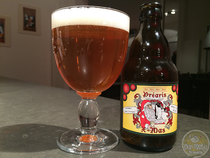 19-Jan-2015 : Préaris X-mas by Vliegende Paard Brouwers. A very hoppy Belgian Blonde ale with a heavy citrus aftertaste. #ottbeerdiary