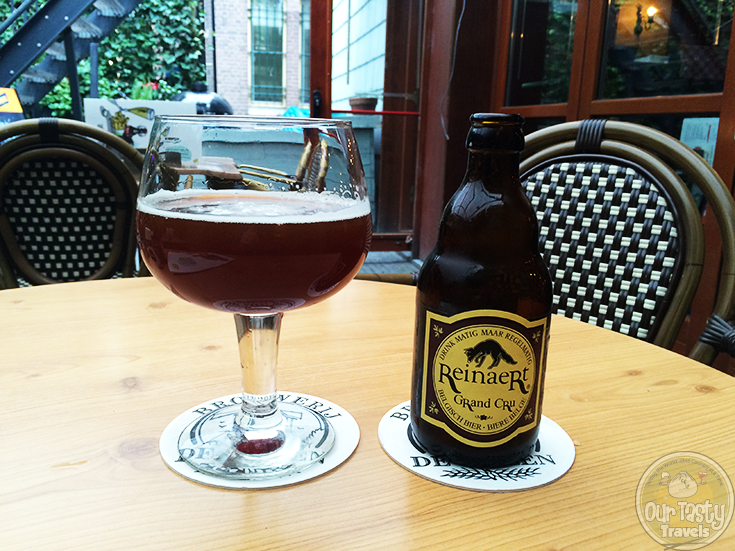 15-Aug-2015: Reinaert Grand Cru by De Proefbrouwerij. Belgian Strobg Dark Ale of 9.5%. A very interesting flavor profile. Lots of spices and malt. Quite tasty in fact. #ottbeerdiary