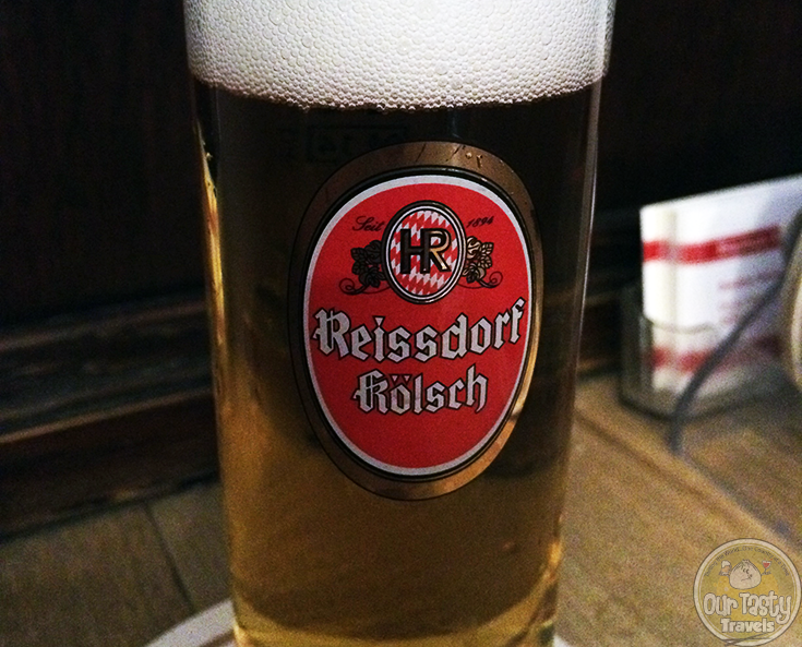 4-Apr-2015 : Reissdorf Kölsch by Privat-Brauerei Heinrich Reissdorf. Small Brauhaus outside the city center. Cheaper and more local than similar places in the altstadt, but just as good! #ottbeerdiary