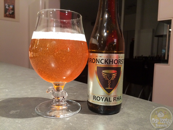 13-Jan-2015 : Bronckhorster Royal Rha by Brouwerij Rodenburg. A Dutch IPA, with nice, but not overpowering bitterness and a good, fruity flavor. #ottbeerdiary