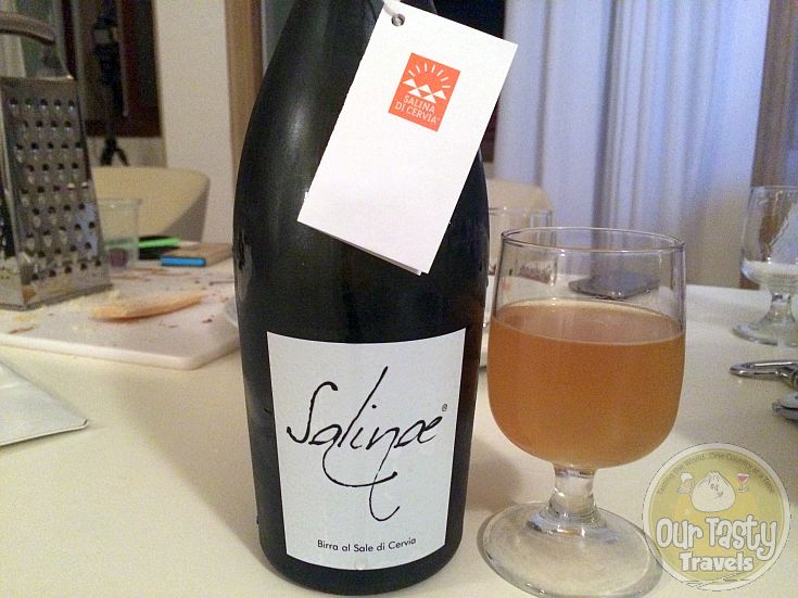 21-Jun-2015 : Salinæ by La Cotta (Azienda Agricola Colleverde). Picked this up at the Cervia Salt Flats visitors center. Made with the salt water from Cervia. Very tasty. A nice bitterness. #blogville #ottbeerdiary