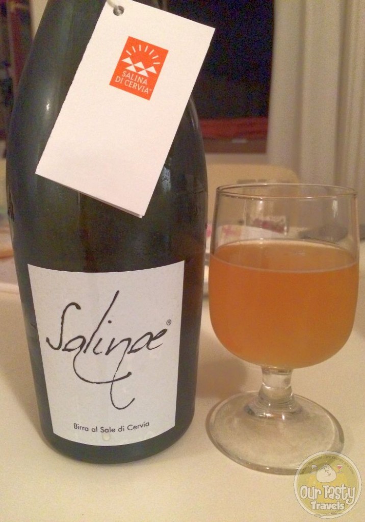 21-Jun-2015 : Salinæ by La Cotta (Azienda Agricola Colleverde). Picked this up at the Cervia Salt Flats visitors center. Made with the salt water from Cervia. Very tasty. A nice bitterness. #blogville #ottbeerdiary