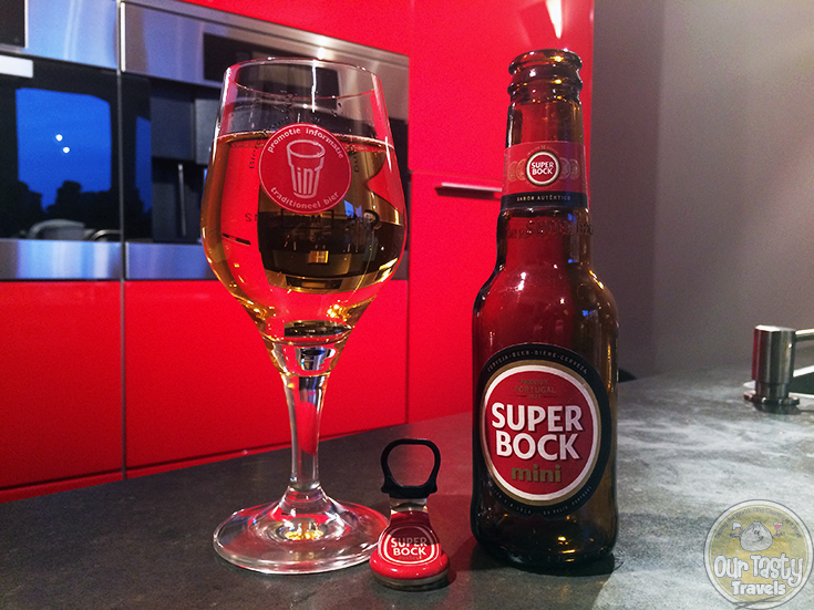 27-May-2015 : Super Bock by Unicer Bebidas. From Portugal. Bitter and a little fruity. very funky aroma right out of the bottle. Mini 0.2l bottle. #ottbeerdiary