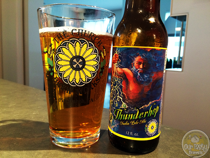29-Mar-2015 : Thunderhop IPA by The Church Brew Works. A little fruity around the hops. Nice bitterness. #ottbeerdiary