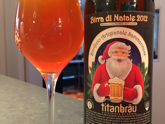 Titanbräu Birra Di Natale 2012 by Birrificio Artigianale Sammarinese